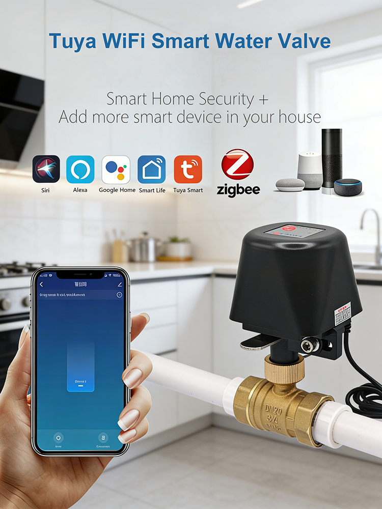 Smart Garden Home Assistant - Válvula de Água Inteligente Tuya ​