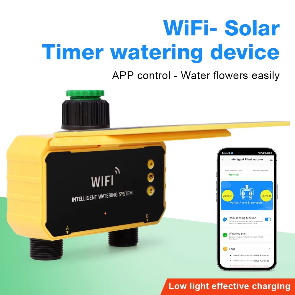 Smart Garden Tap Timer - Controlador de Irrigação Solar WIFI com