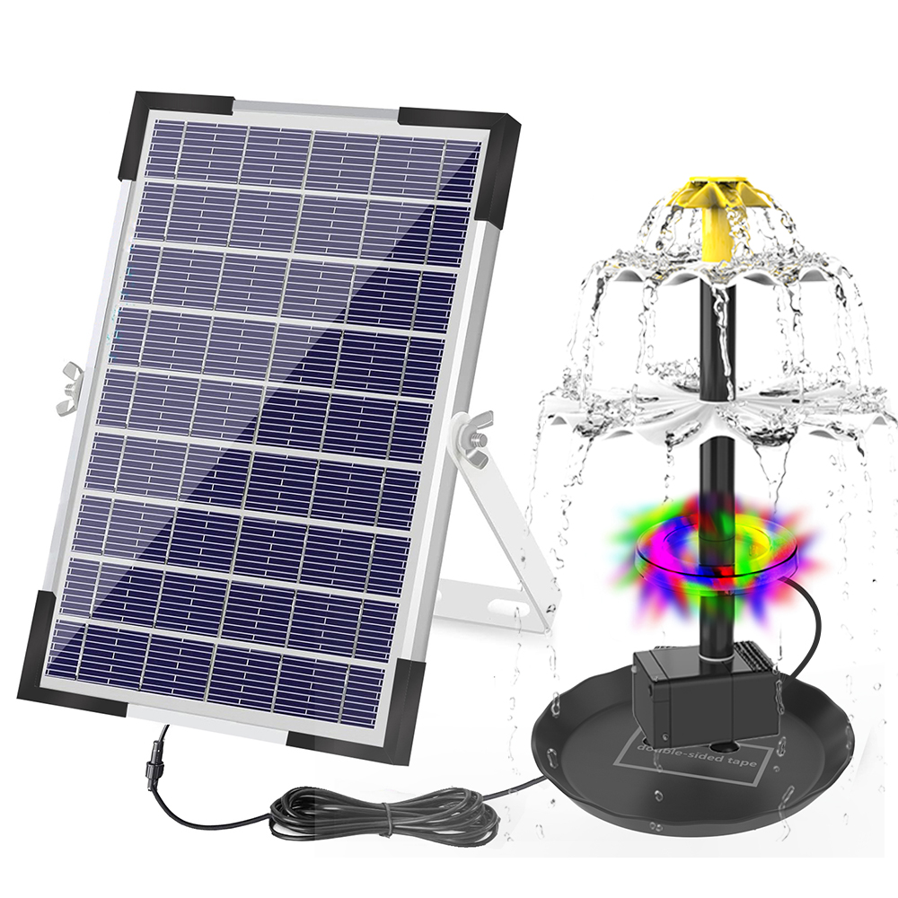 Smart Garden Light Camera - Solar Powered água fonte bomba para