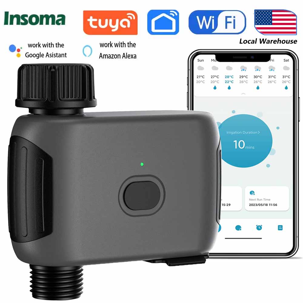 Smart Garden Water Timer - Temporizador de irrigação automático INSOMA com