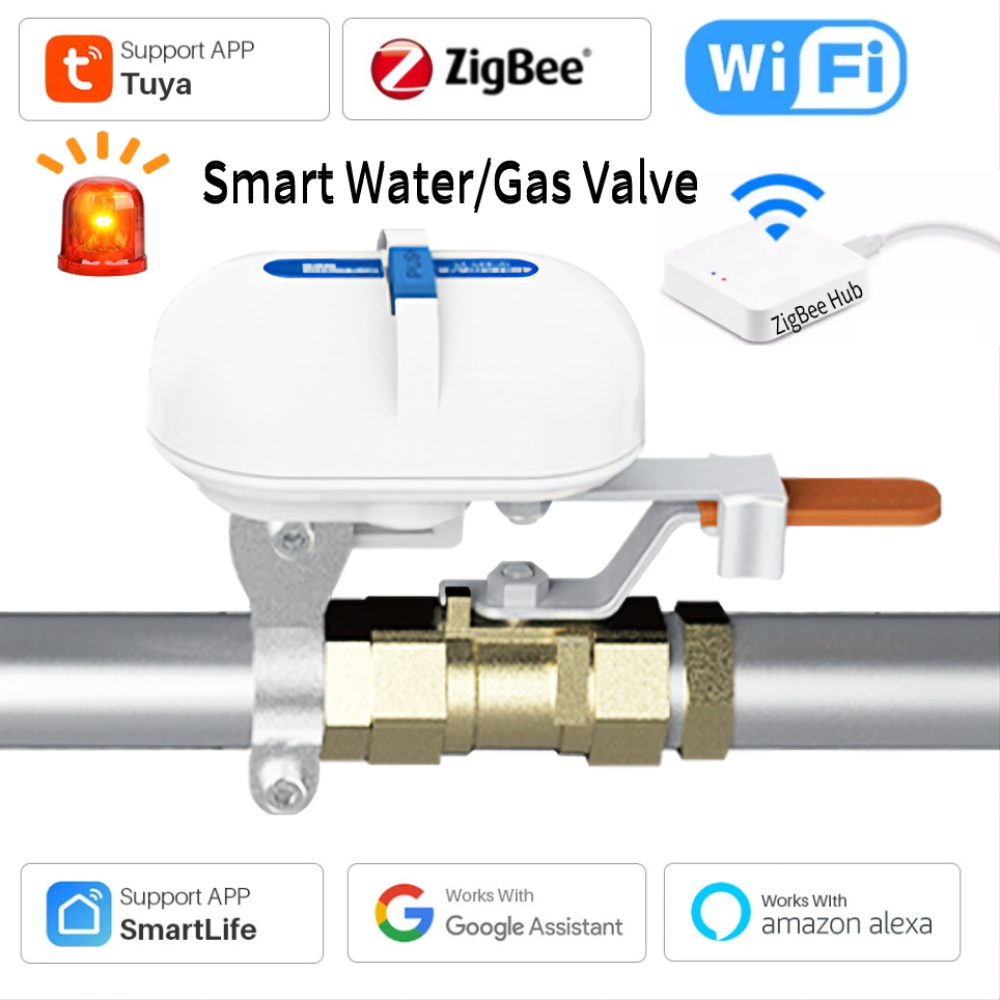 Smart Garden Home Assistant - Tuya-Zigbee Válvula De Torneira De Água,