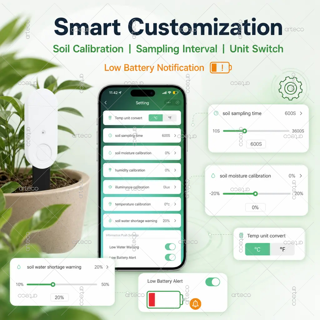 Smart Garden Home Assistant - Sensor de Umidade, Temperatura e Luminosidade