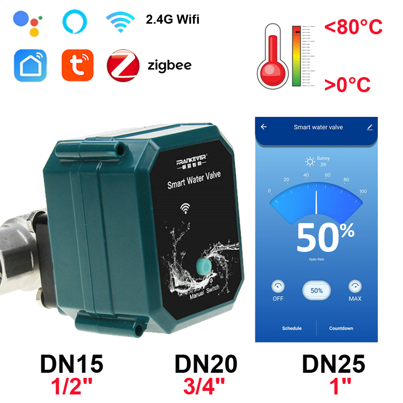Smart Garden Home Assistant - Válvula de água wi-fi tuya, taxa