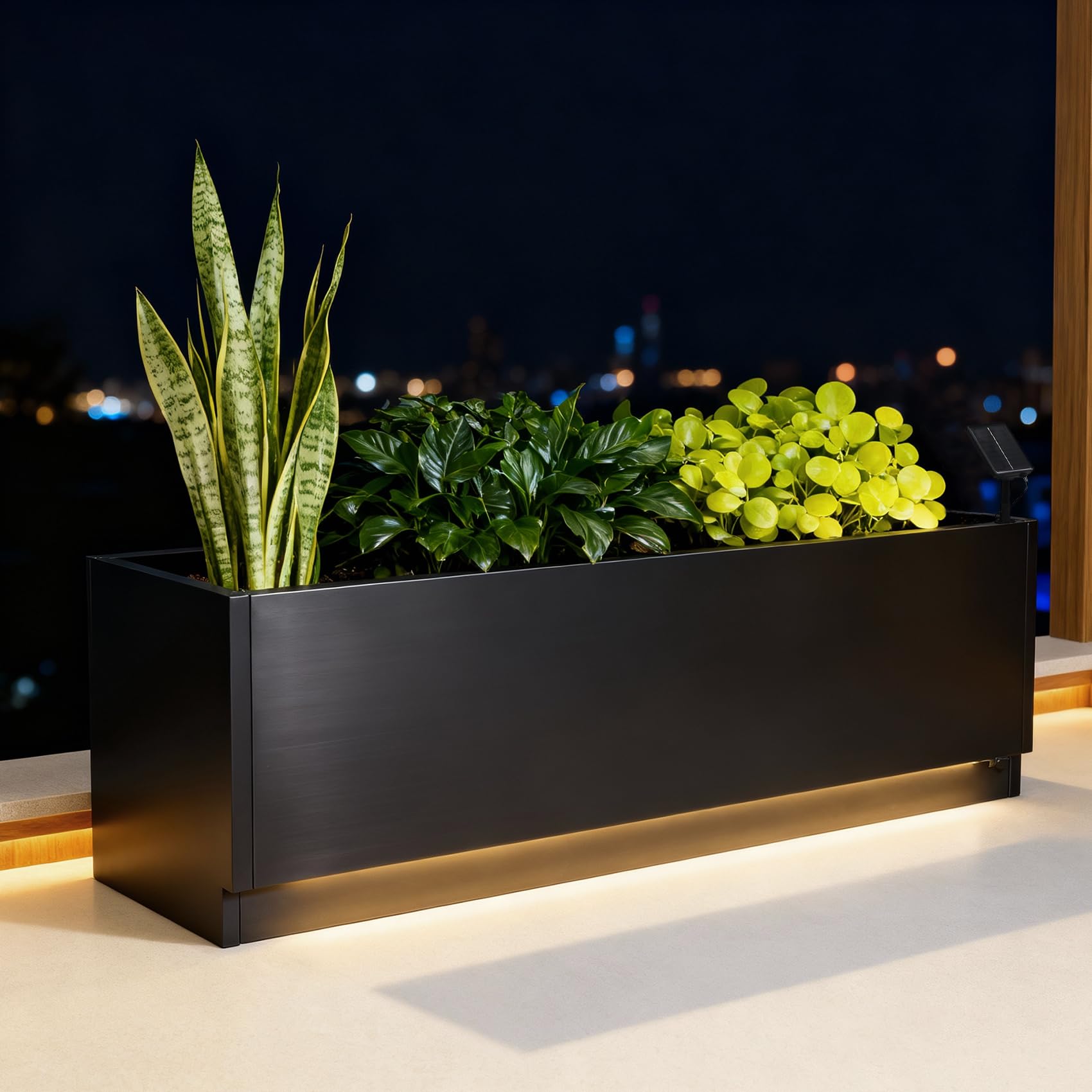 Smart Garden Box - Caixa de plantio de metal LED