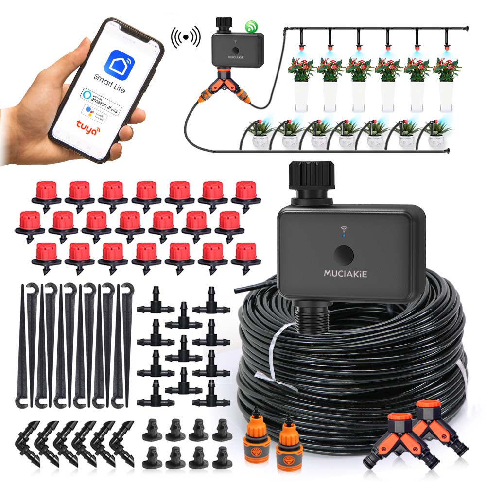 Smart Garden Water Timer - 30-10m jardim dupla-band wifi temporizador conjunto