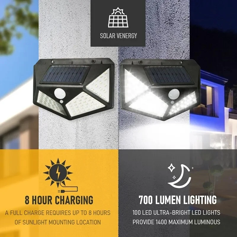 Smart Garden Light Camera - 100led multifuncional lâmpada solar ao ar
