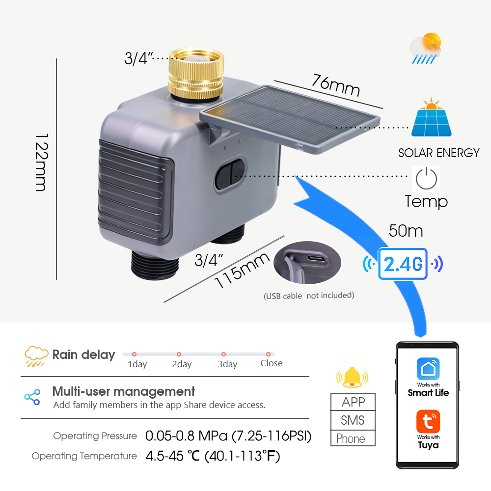 Temporizador de Irrigação Sola - Smart Garden Tap Timer avaliação e preço