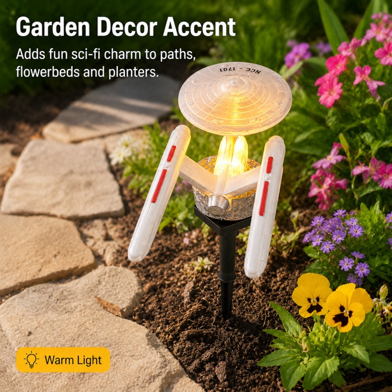 Luz de Jardim Solar Star Trek  - Smart Garden Light Camera avaliação e preço