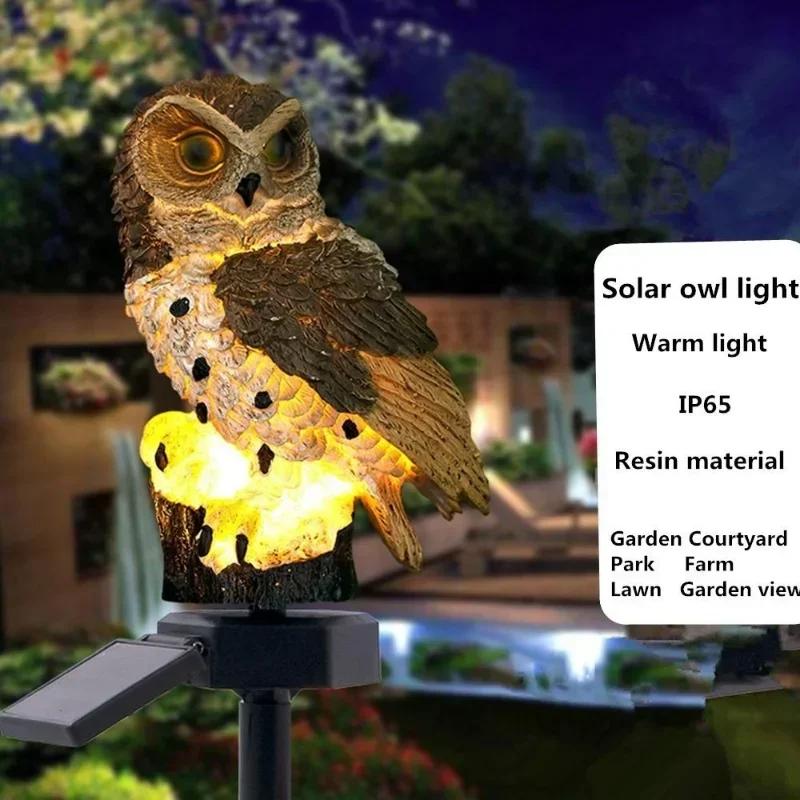 Coruja Solar Powered Lawn Floo - Smart Garden Light Camera avaliação e preço
