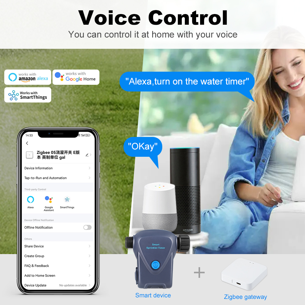 Temporizador de Água Automátic - Smart Garden Home Assistant avaliação e preço