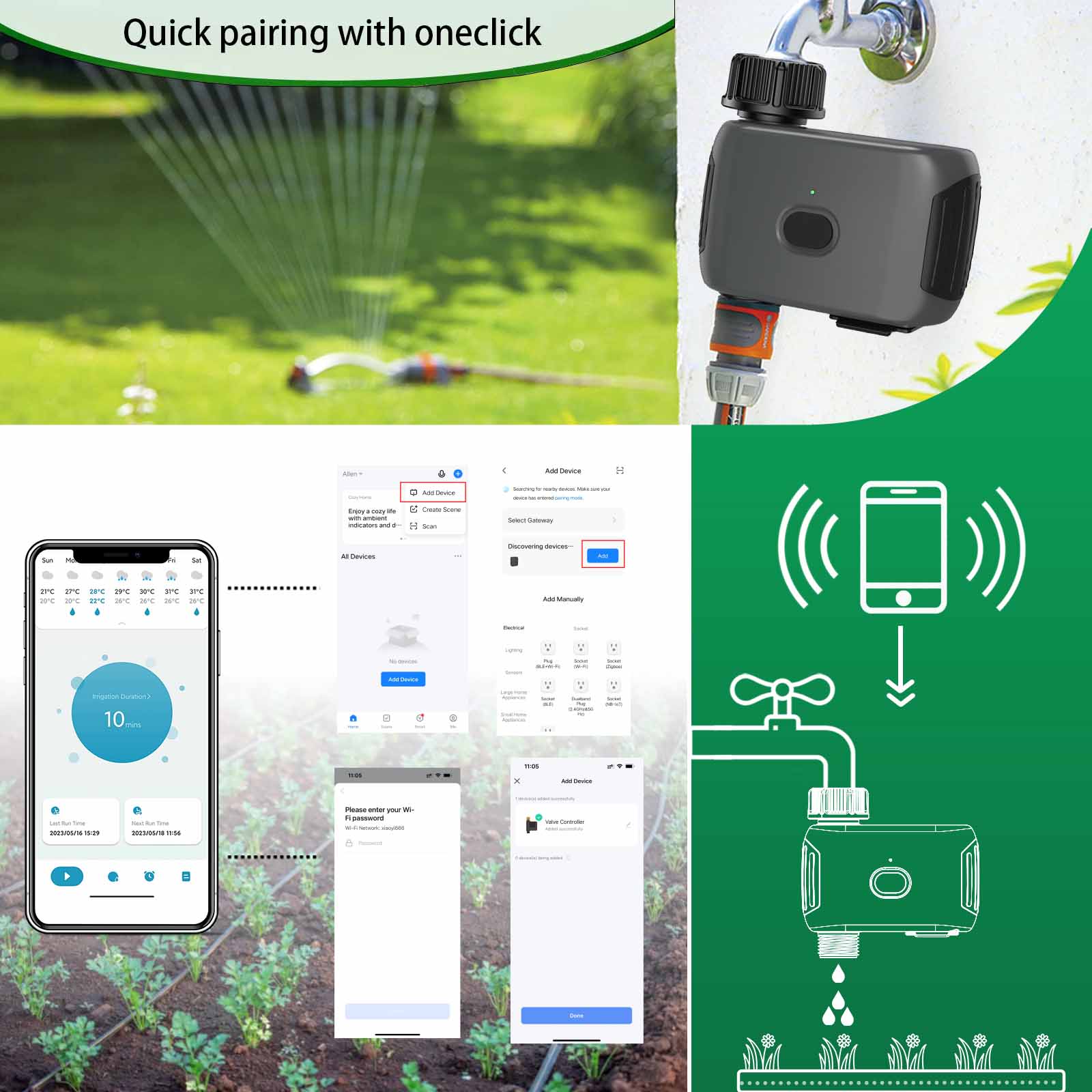 Temporizador de irrigação auto - Smart Garden Water Timer avaliação e preço
