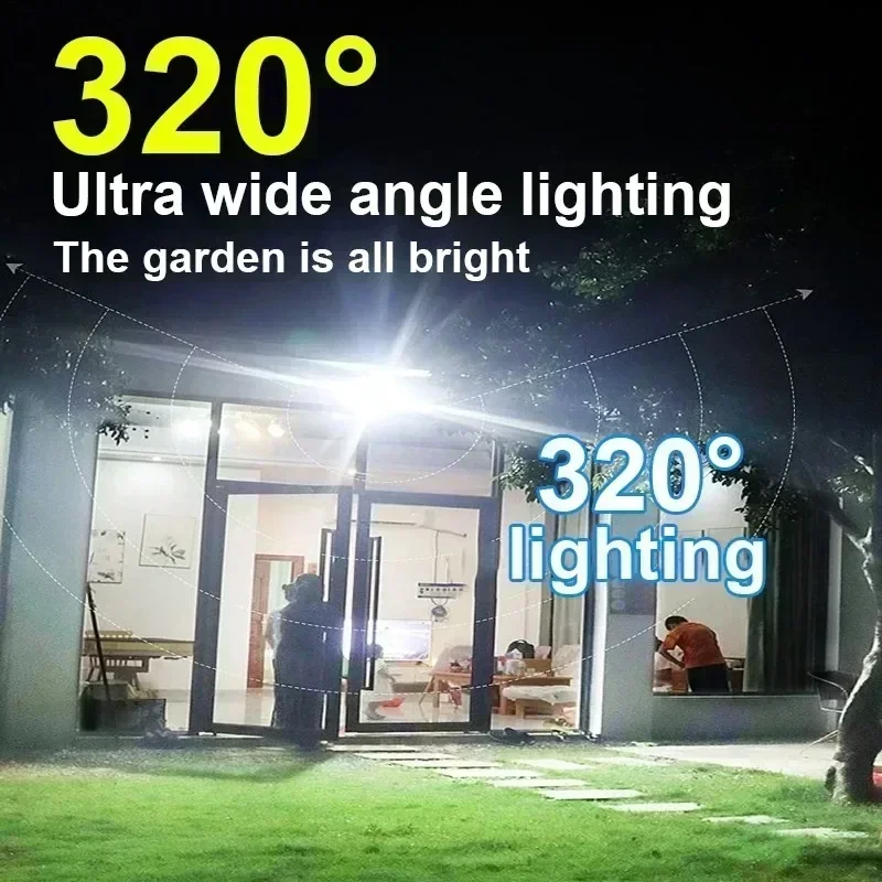 12000lm poderosa lâmpada de pa - Smart Garden Light Camera avaliação e preço