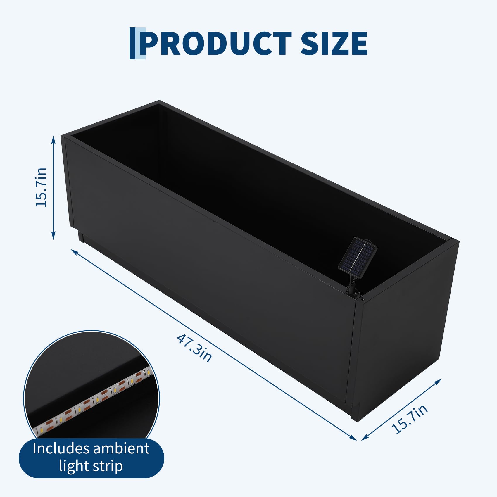 Caixa de plantio de metal LED  - Smart Garden Box avaliação e preço