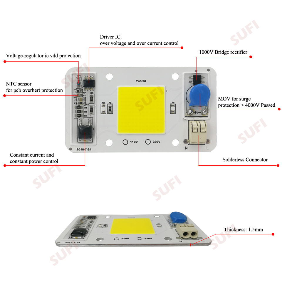 Lâmpada led de espectro comple - Plant Grow Light Full Spectrum avaliação e preço