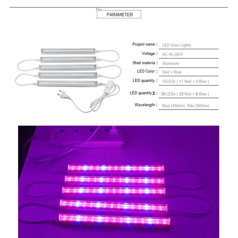 Lâmpada LED de 12 Polegadas pa - Plant Grow Light Full Spectrum avaliação e preço