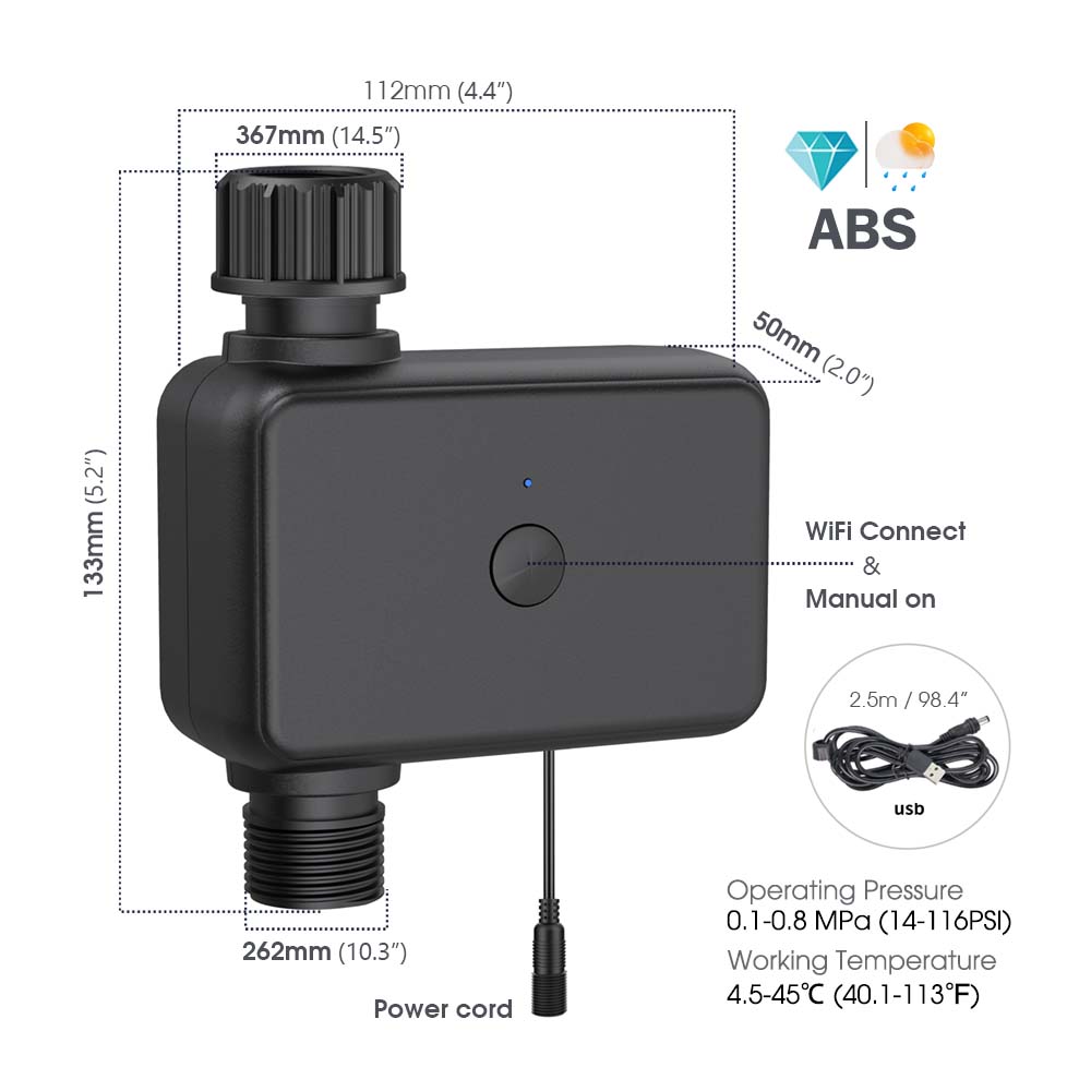 30-10m jardim dupla-band wifi  - Smart Garden Water Timer avaliação e preço